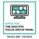 2022 RTD Focus Group